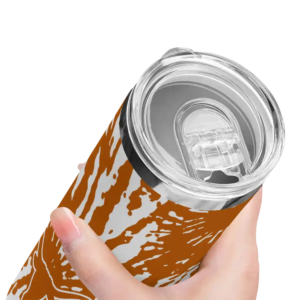 custom-texas-longhorns-metallic-grid-orange-skinny-tumbler-high-quality.webp
