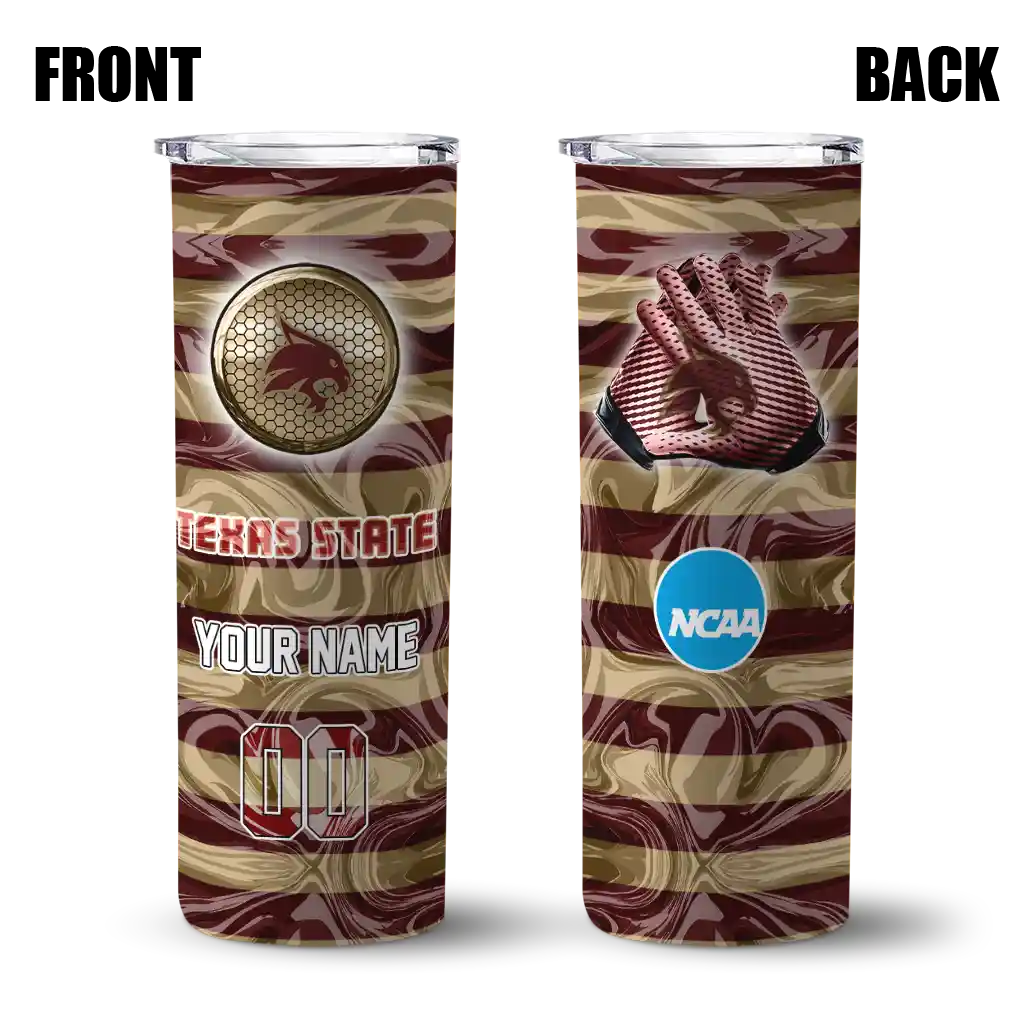 custom-texas-state-bobcats-patterned-waves-maroon-skinny-tumbler-fashion-forward.webp