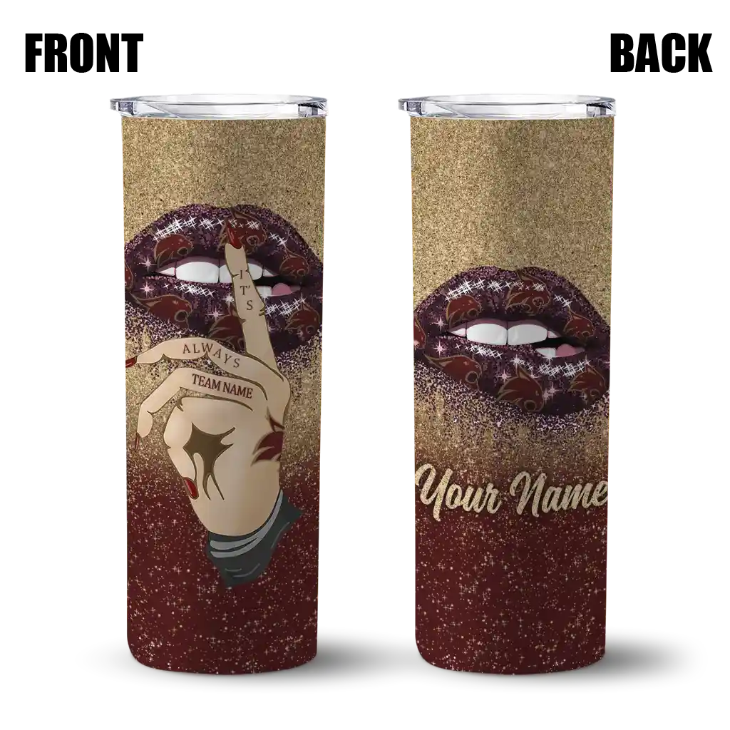 custom-texas-state-bobcats-sparkle-lips-maroon-skinny-tumbler-fashion-forward.webp