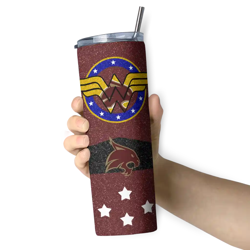 custom-texas-state-bobcats-star-cluster-maroon-skinny-tumbler-premium-grade.webp