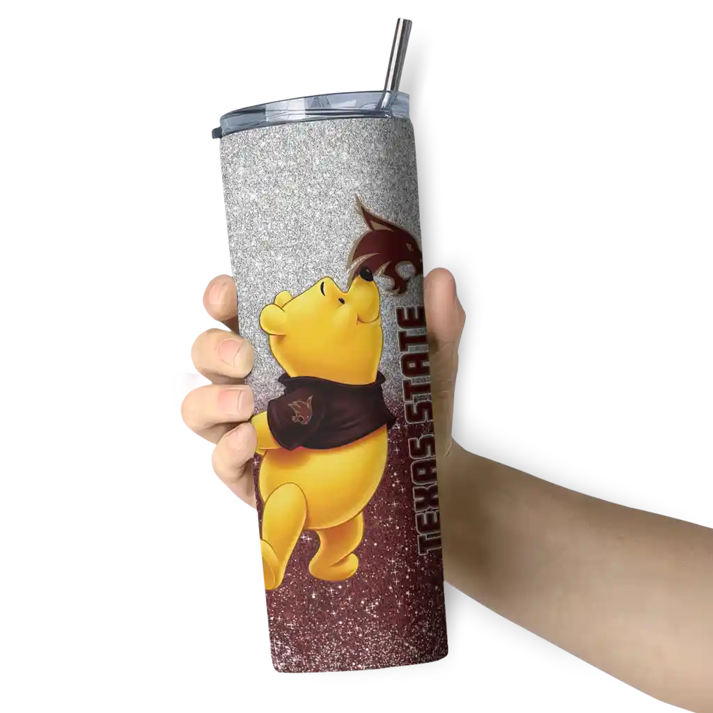 custom-texas-state-bobcats-winnie-the-pooh-maroon-gray-skinny-tumbler-premium-grade.webp