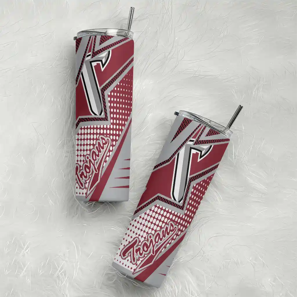 custom-troy-trojans-web-stripes-red-white-skinny-tumbler-top-rated.webp