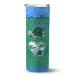 custom-tulane-green-wave-pixel-fade-green-skinny-tumbler-best-selling-1.webp
