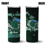 custom-tulane-green-wave-rose-romance-green-black-skinny-tumbler-best-selling-2.webp