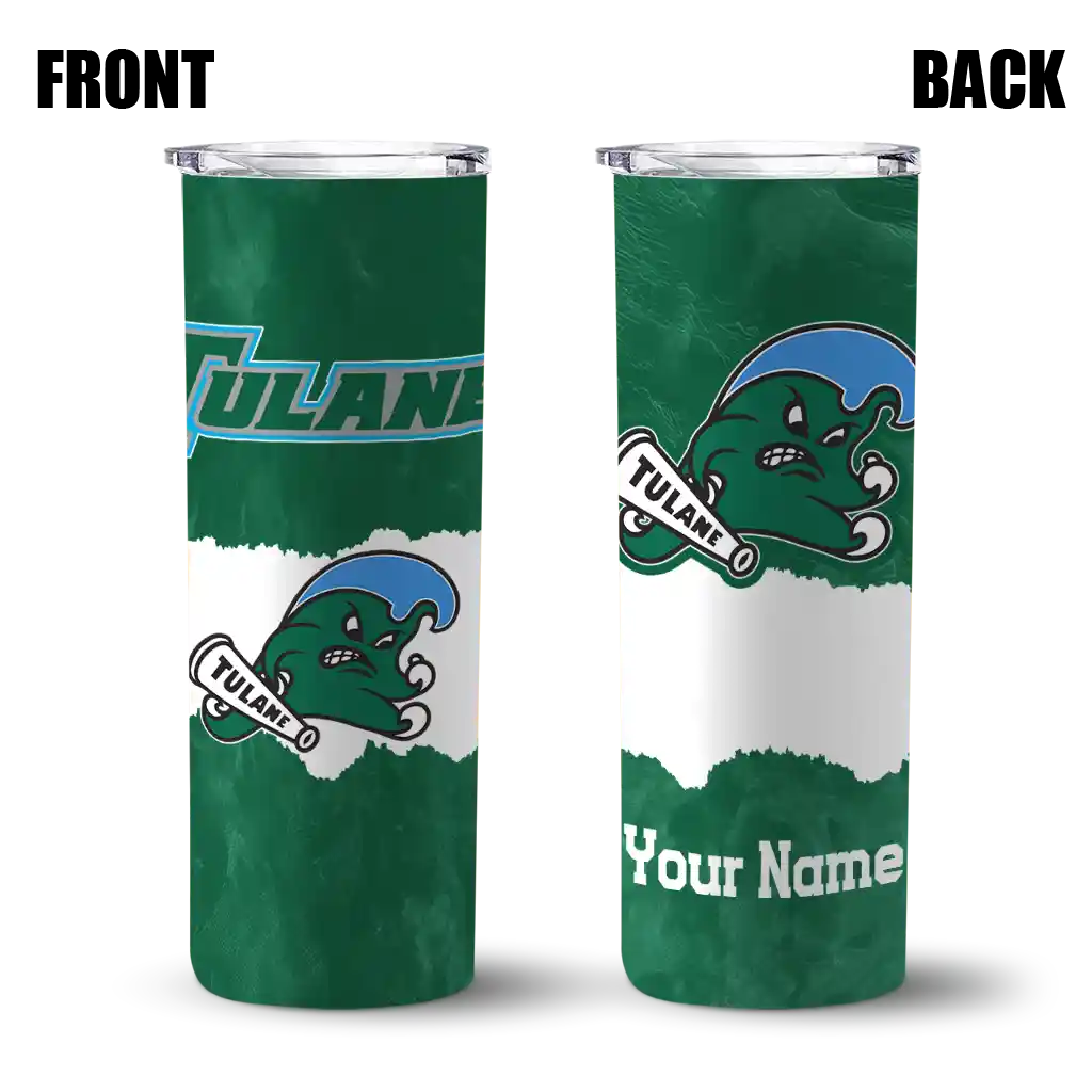 custom-tulane-green-wave-torn-band-green-white-skinny-tumbler-fashion-forward.webp
