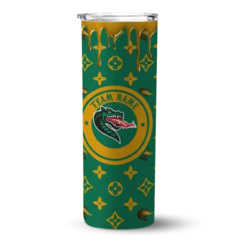 Custom UAB Blazers Camo Streak Green Skinny Tumbler