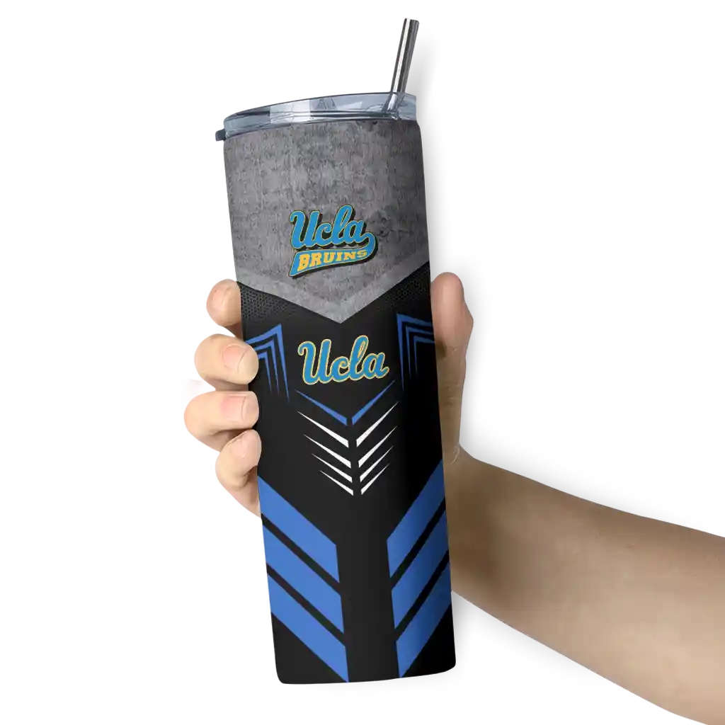 custom-ucla-bruins-hexagon-honeycomb-blue-black-skinny-tumbler-premium-grade.webp