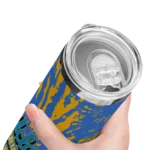 custom-ucla-bruins-metallic-grid-blue-skinny-tumbler-best-selling.webp