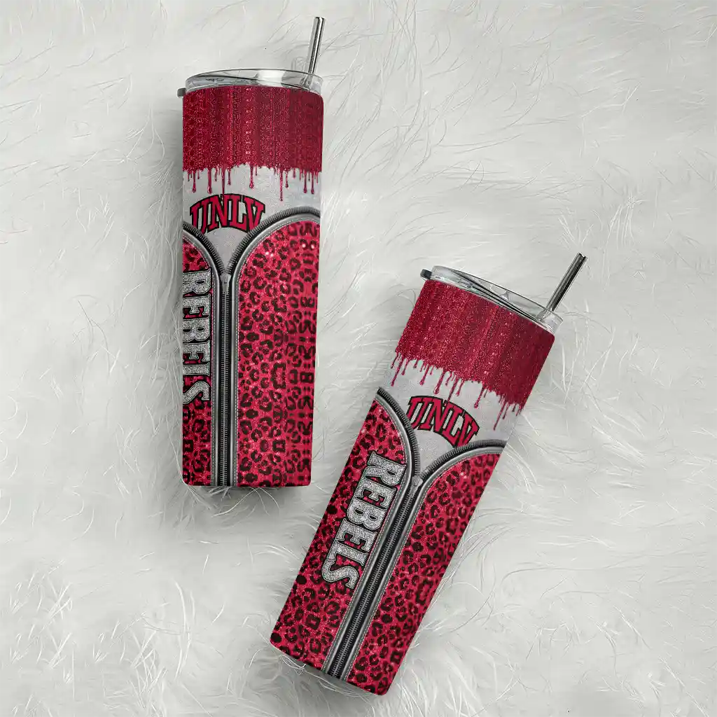 custom-unlv-rebels-sparkle-drip-red-skinny-tumbler-top-rated.webp