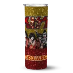 custom-usc-trojans-kiss-band-yellow-skinny-tumbler-best-selling-1.webp