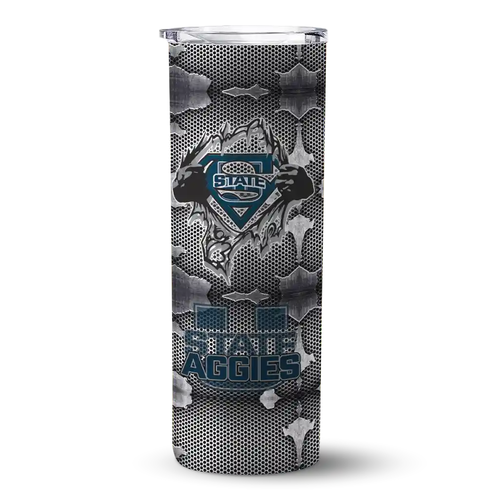 custom-utah-state-aggies-chevron-v-navy-gray-skinny-tumbler-best-selling.webp custom utah state aggies chevron v navy gray skinny tumbler best selling