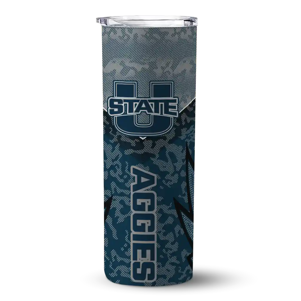 custom-utah-state-aggies-spiral-burst-print-navy-skinny-tumbler-best-selling.webp custom utah state aggies spiral burst print navy skinny tumbler best selling