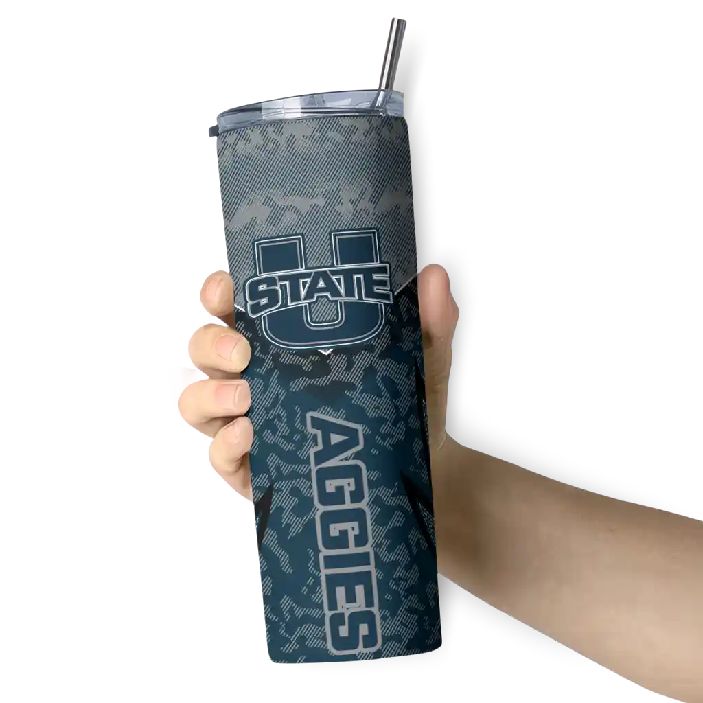 custom-utah-state-aggies-spiral-burst-print-navy-skinny-tumbler-premium-grade-1.webp