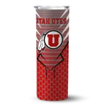 custom-utah-utes-chevron-stripes-red-skinny-tumbler-best-selling.webp