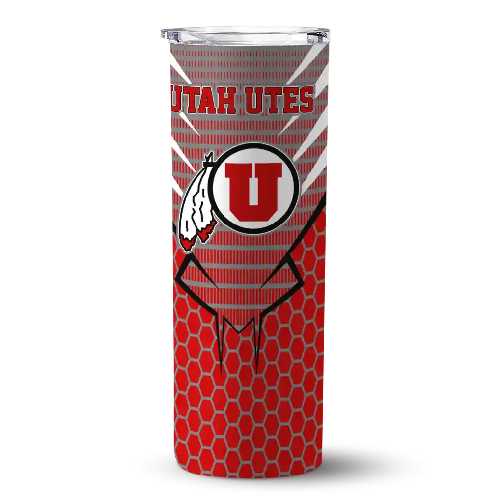 custom-utah-utes-chevron-stripes-red-skinny-tumbler-best-selling.webp custom utah utes chevron stripes red skinny tumbler best selling