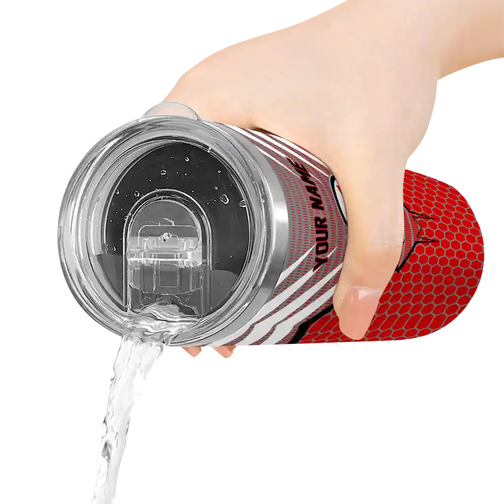 custom-utah-utes-chevron-stripes-red-skinny-tumbler-latest-model.webp
