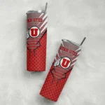 custom-utah-utes-chevron-stripes-red-skinny-tumbler-best-selling.webp