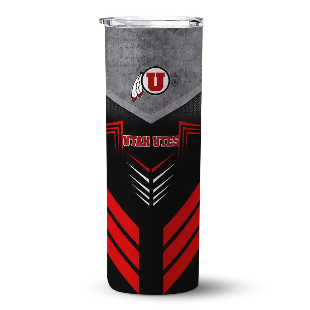 custom-utah-utes-hexagon-honeycomb-red-black-skinny-tumbler-best-selling.webp custom utah utes hexagon honeycomb red black skinny tumbler best selling