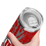 custom-utah-utes-metallic-grid-red-skinny-tumbler-best-selling.webp