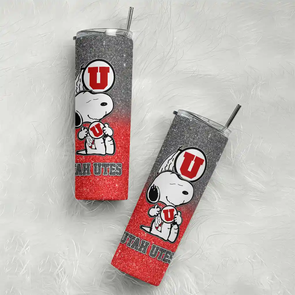 custom-utah-utes-snoopy-attitude-red-skinny-tumbler-top-rated.webp