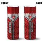 custom-utah-utes-sparkle-drip-red-skinny-tumbler-best-selling.webp
