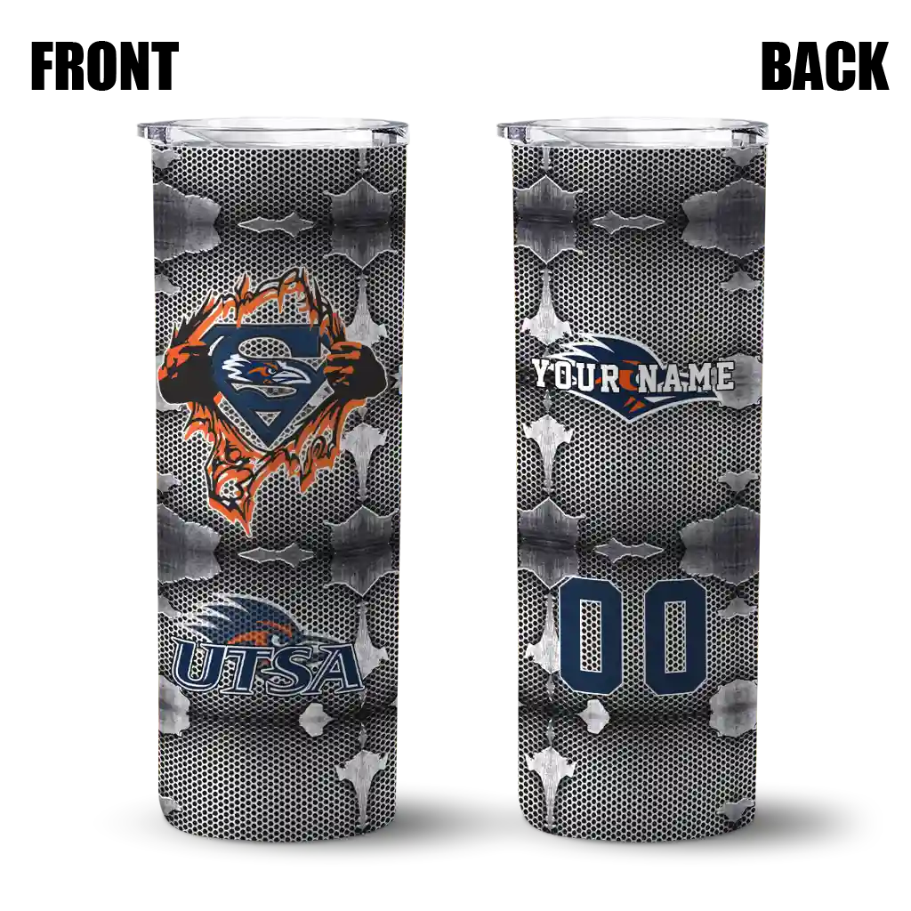 custom-utsa-roadrunners-chevron-v-orange-gray-skinny-tumbler-fashion-forward.webp