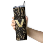 custom-vanderbilt-commodores-metallic-grid-black-skinny-tumbler-best-selling.webp