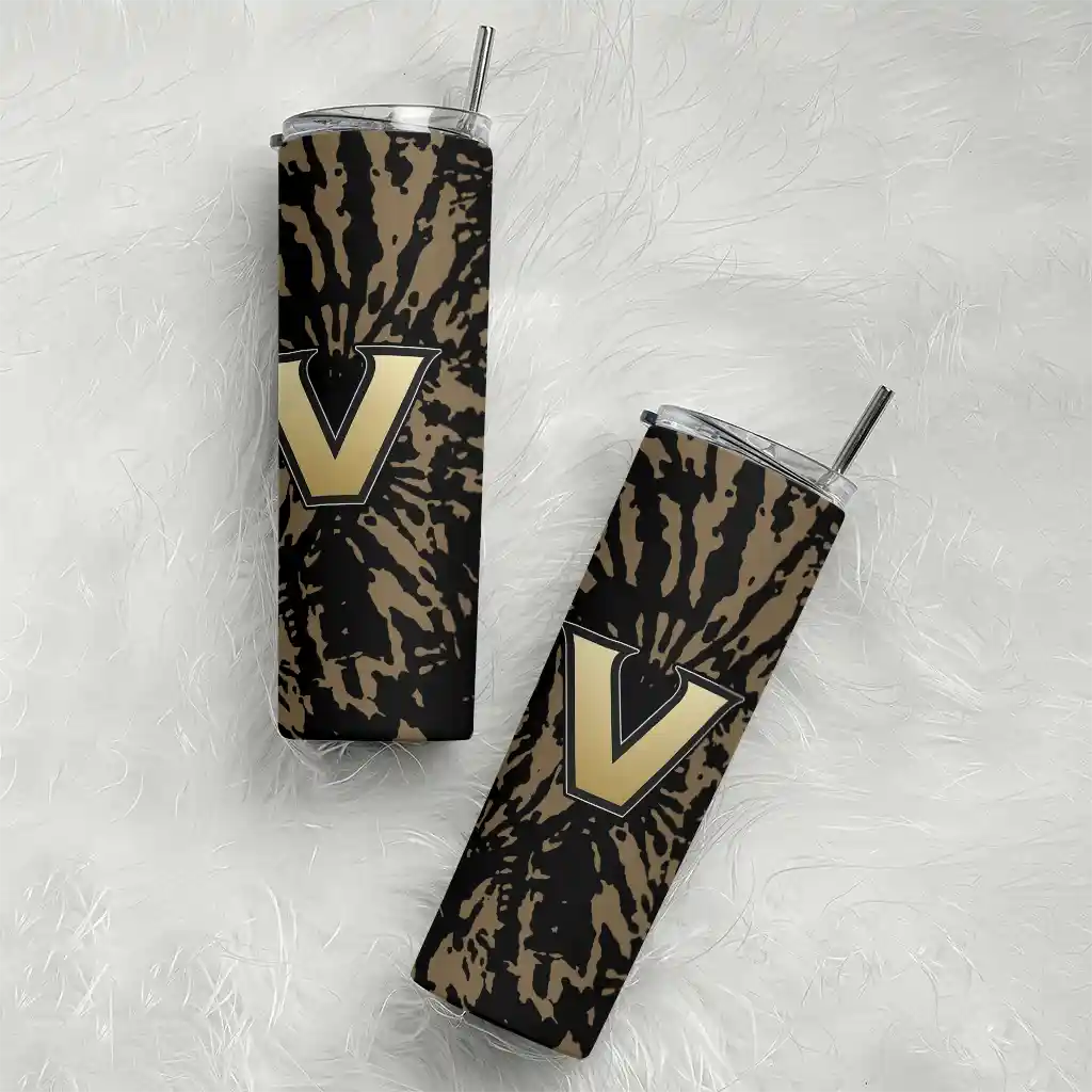 custom-vanderbilt-commodores-metallic-grid-black-skinny-tumbler-top-rated.webp