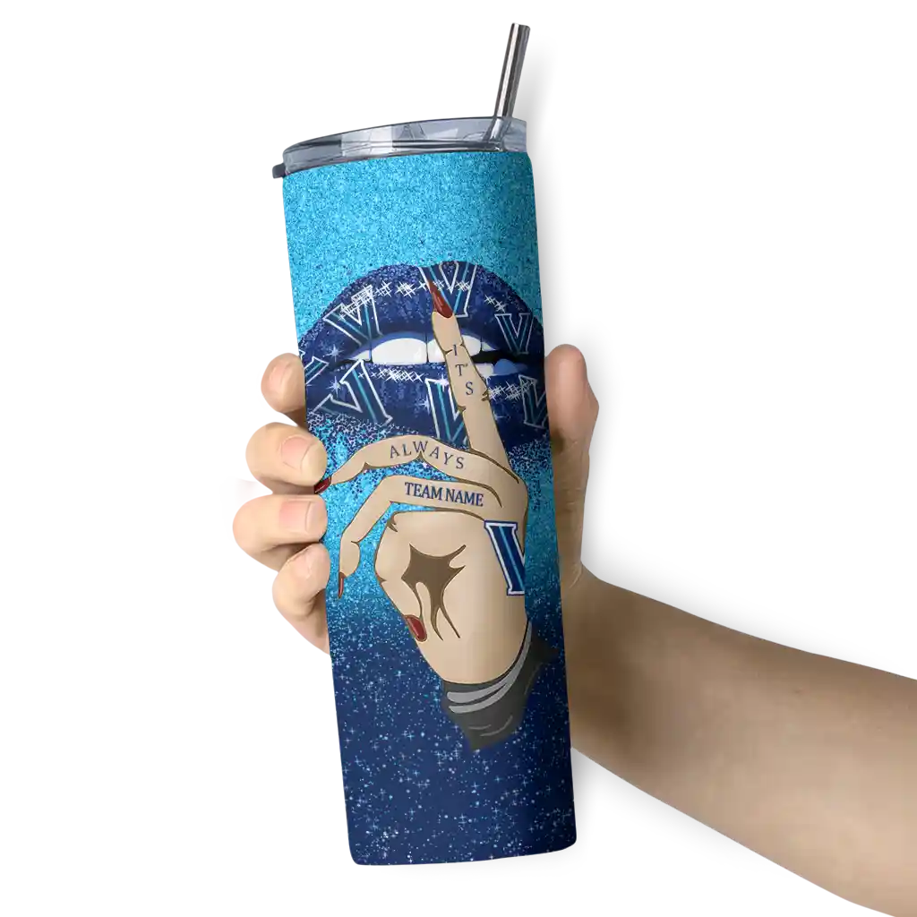 custom-villanova-wildcats-sparkle-lips-navy-skinny-tumbler-premium-grade.webp