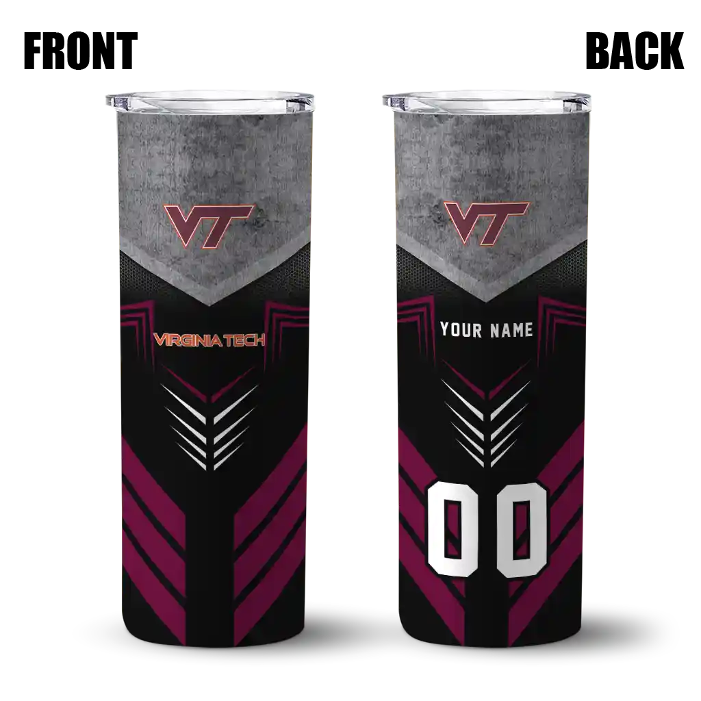 custom-virginia-tech-hokies-hexagon-honeycomb-maroon-black-skinny-tumbler-fashion-forward.webp