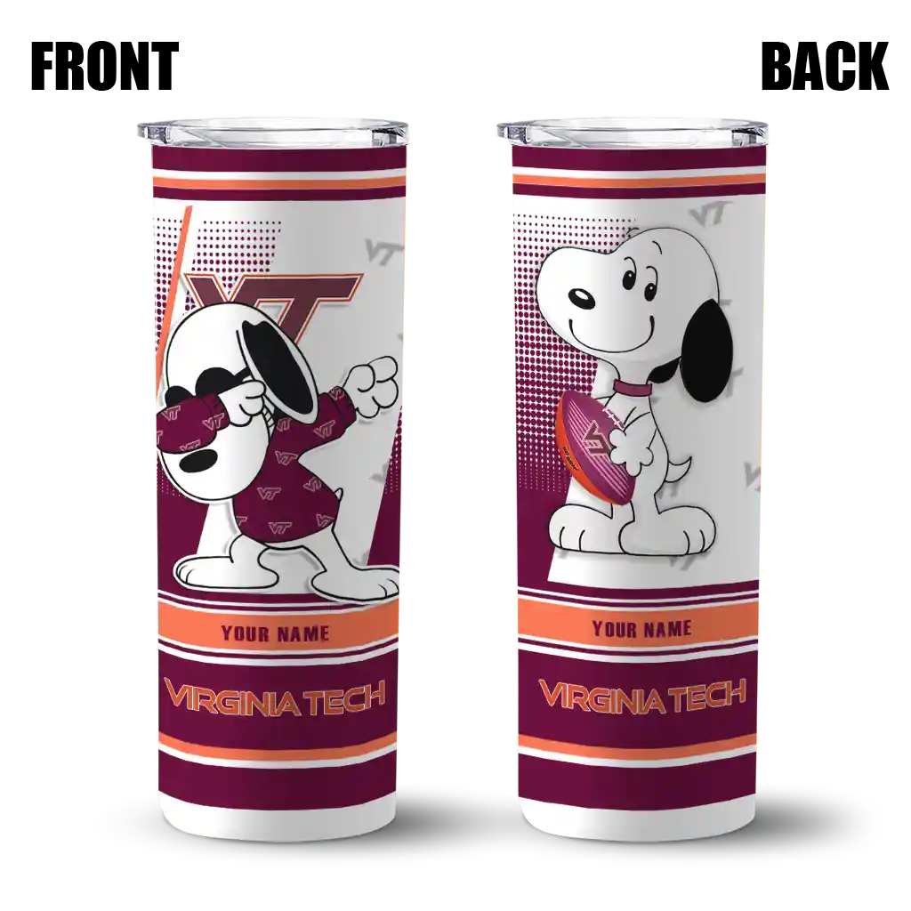 custom-virginia-tech-hokies-snoopy-dog-maroon-white-skinny-tumbler-fashion-forward.webp