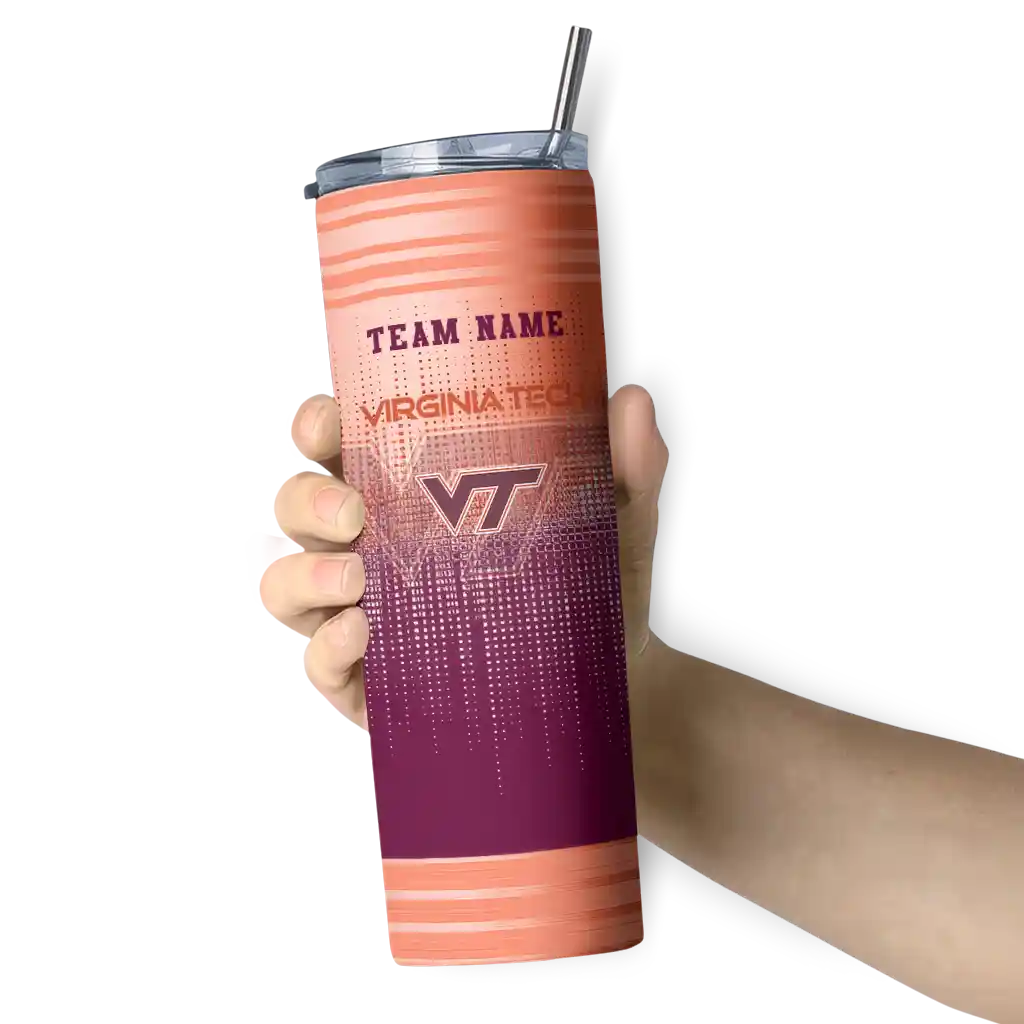 custom-virginia-tech-hokies-swirl-texture-maroon-skinny-tumbler-premium-grade-3.webp