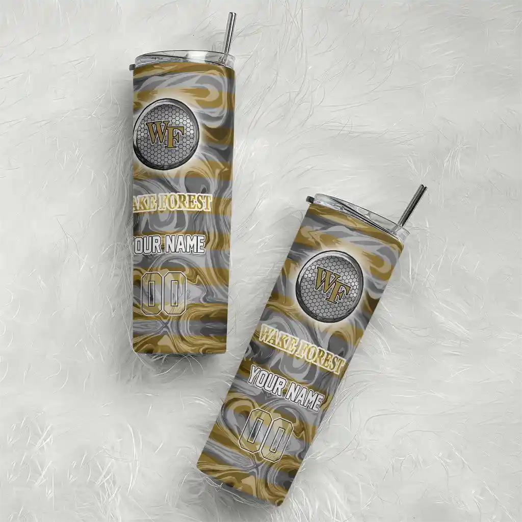 custom-wake-forest-demon-deacons-patterned-waves-gold-skinny-tumbler-top-rated.webp