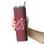custom-washington-state-cougars-metallic-grid-crimson-skinny-tumbler-best-selling.webp