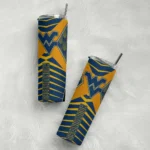 custom-west-virginia-mountaineers-camo-texture-blue-skinny-tumbler-best-selling.webp