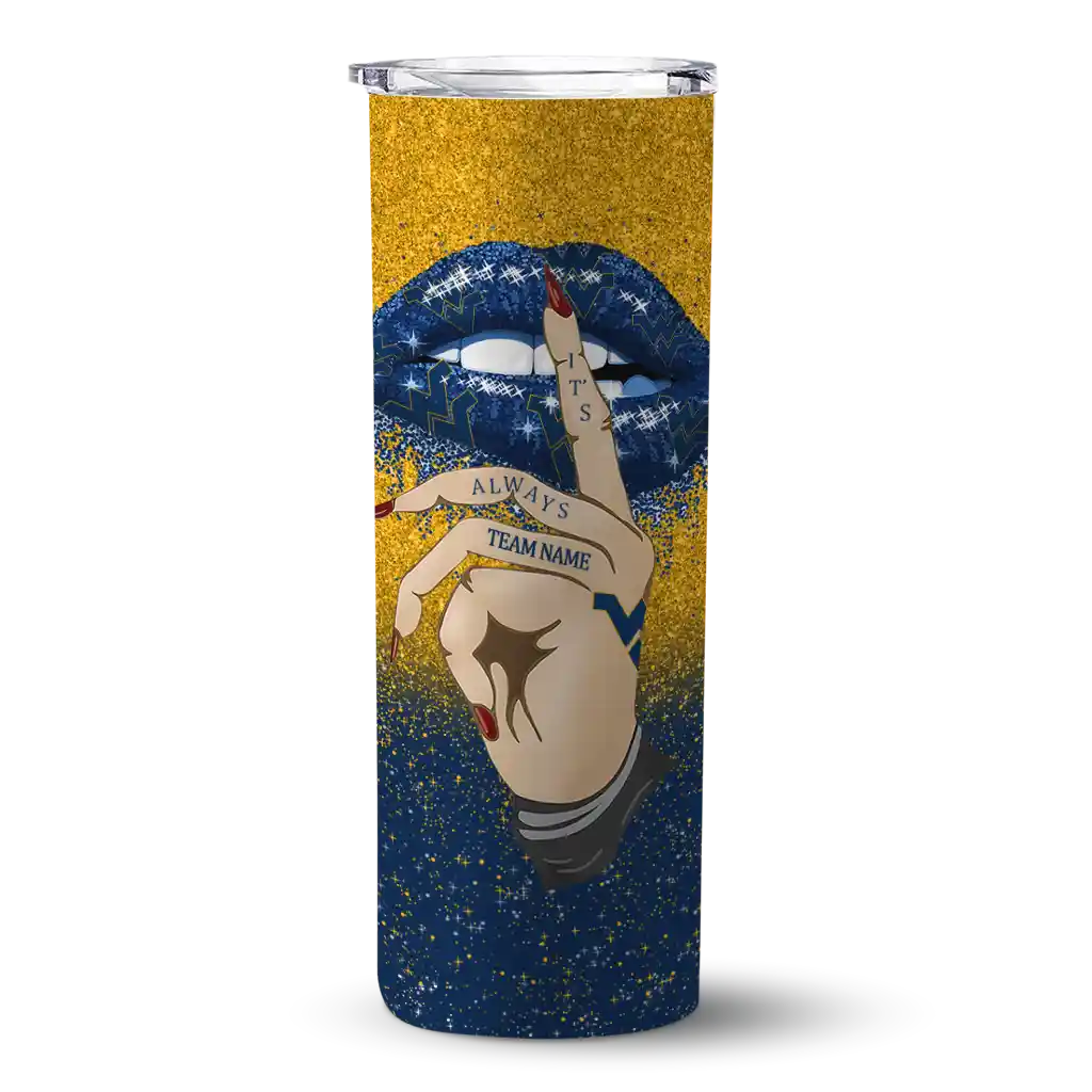 custom-west-virginia-mountaineers-sparkle-lips-blue-skinny-tumbler-best-selling-1.webp custom west virginia mountaineers sparkle lips blue skinny tumbler best selling 1
