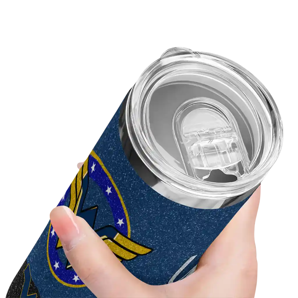 custom-west-virginia-mountaineers-star-cluster-blue-skinny-tumbler-high-quality.webp