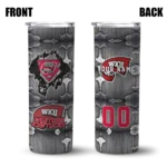 custom-western-kentucky-hilltoppers-chevron-v-red-gray-skinny-tumbler-best-selling.webp
