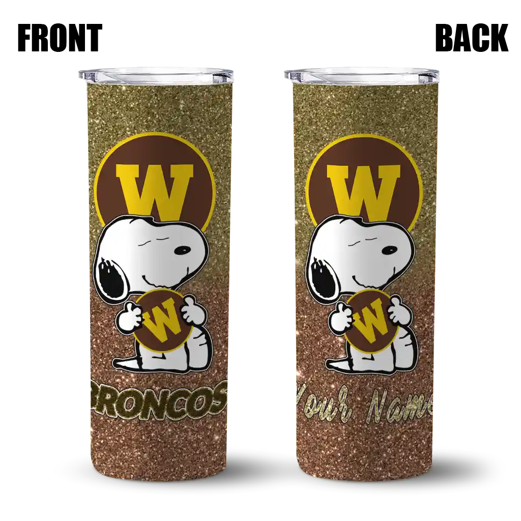 custom-western-michigan-broncos-snoopy-attitude-brown-skinny-tumbler-fashion-forward.webp