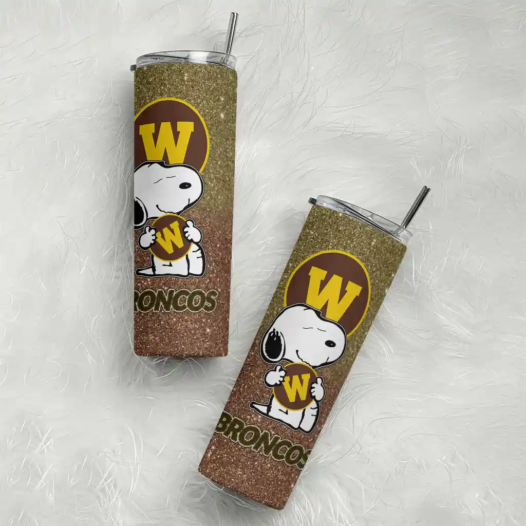 custom-western-michigan-broncos-snoopy-attitude-brown-skinny-tumbler-top-rated.webp