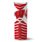 custom-wisconsin-badgers-camo-texture-red-skinny-tumbler-best-selling.webp