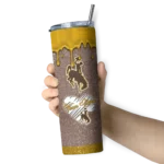 custom-wyoming-cowboys-pixel-fade-brown-skinny-tumbler-best-selling-2.webp