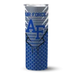 customized-air-force-falcons-chevron-stripes-blue-skinny-tumbler-best-selling.webp