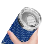 customized-air-force-falcons-monogram-burst-blue-white-skinny-tumbler-best-selling.webp