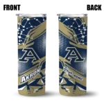 customized-akron-zips-helmet-clash-blue-skinny-tumbler-best-selling.webp
