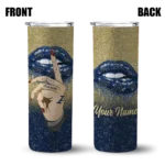 customized-akron-zips-sparkle-lips-blue-skinny-tumbler-best-selling-1.webp