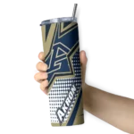 customized-akron-zips-web-stripes-blue-white-skinny-tumbler-best-selling.webp