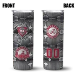 customized-alabama-crimson-tide-chevron-v-crimson-gray-skinny-tumbler-best-selling.webp