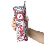 customized-alabama-crimson-tide-claw-marks-crimson-white-skinny-tumbler-best-selling.webp