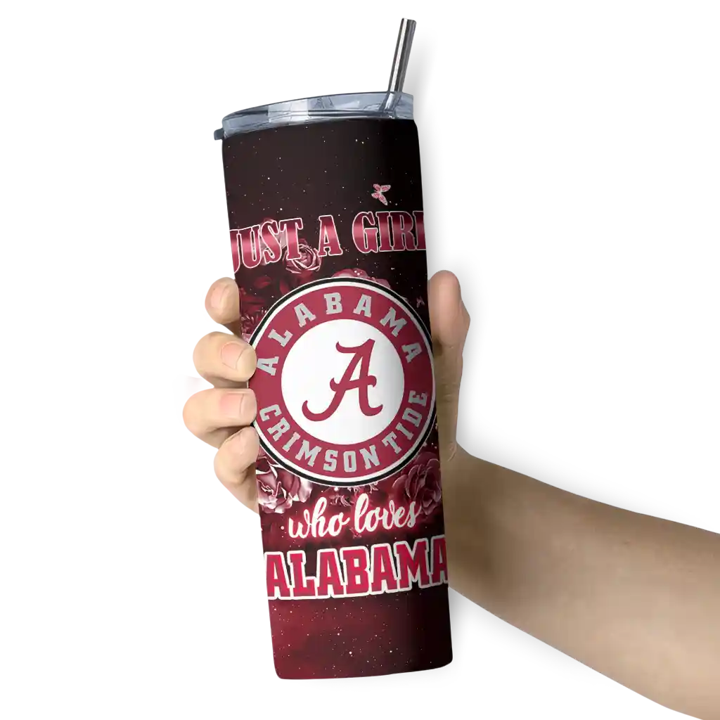 customized-alabama-crimson-tide-rose-romance-crimson-black-skinny-tumbler-premium-grade-1.webp